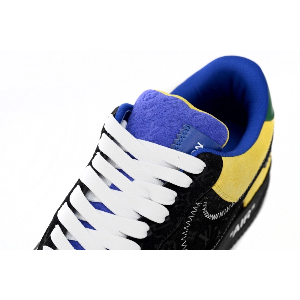 Louis Vuitton x Nike Air Force 1 Low Silver Yellow 1A9VCH