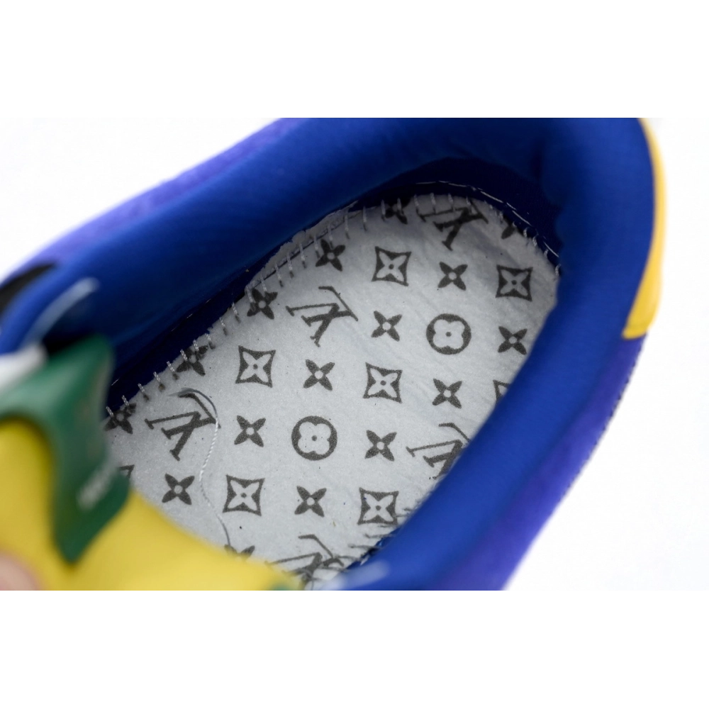 Louis Vuitton x Nike Air Force 1 Low Silver Yellow 1A9VCH