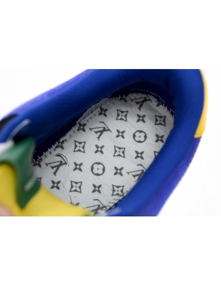 Louis Vuitton x Nike Air Force 1 Low Silver Yellow 1A9VCH