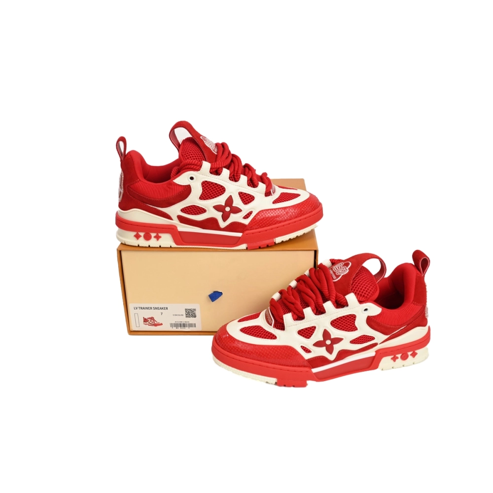 Louis Vuitton LV Skate Sneaker Red White 1AARS5