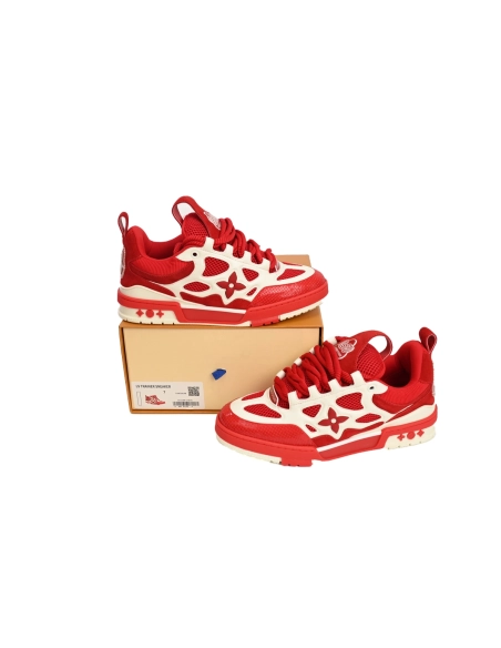 Louis Vuitton LV Skate Sneaker Red White 1AARS5