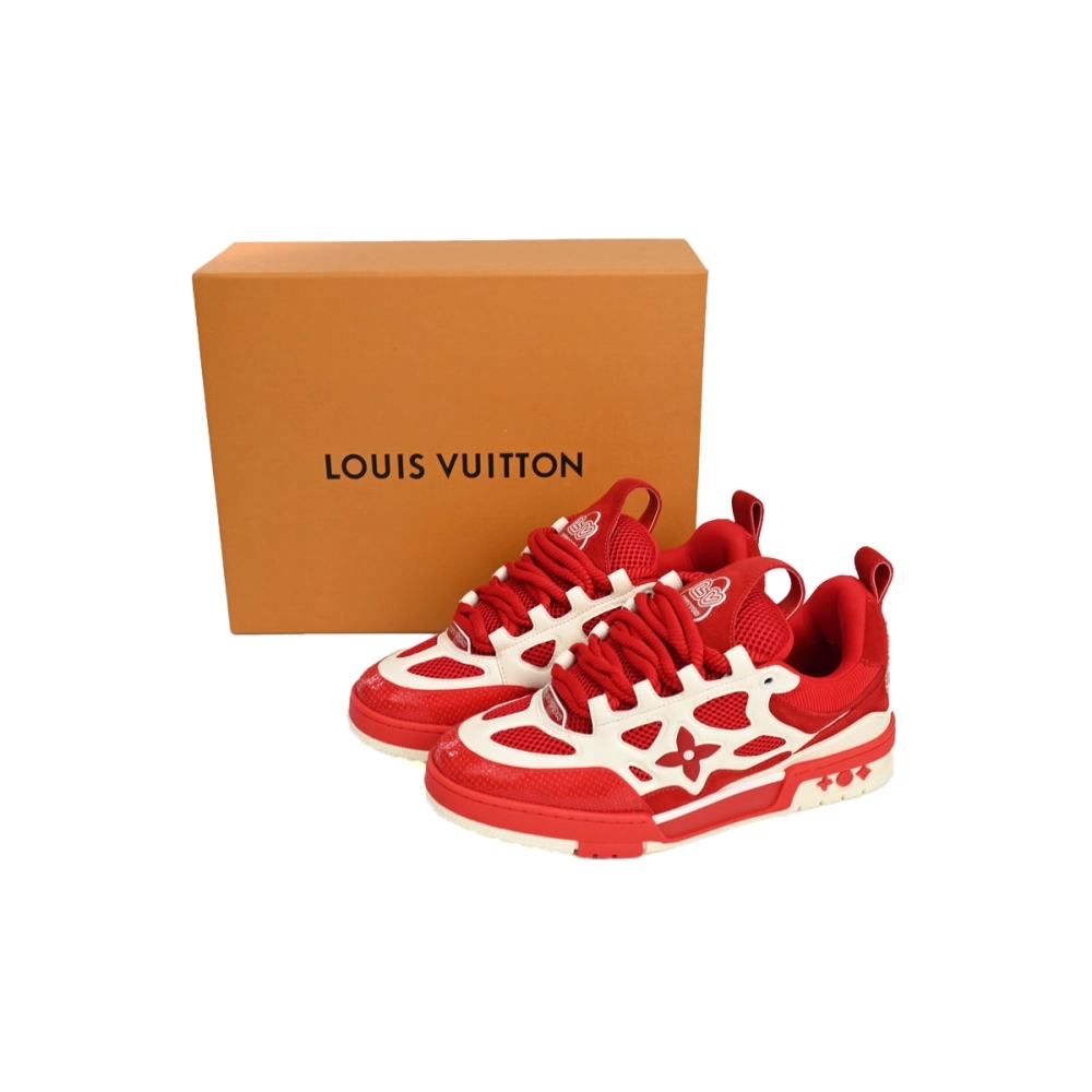 Louis Vuitton LV Skate Sneaker Red White 1AARS5