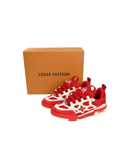 Louis Vuitton LV Skate Sneaker Red White 1AARS5