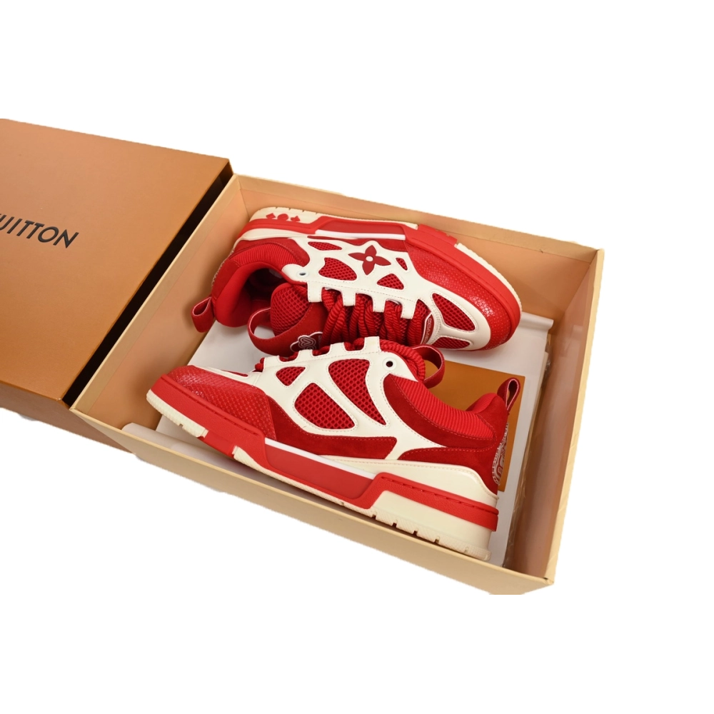 Louis Vuitton LV Skate Sneaker Red White 1AARS5