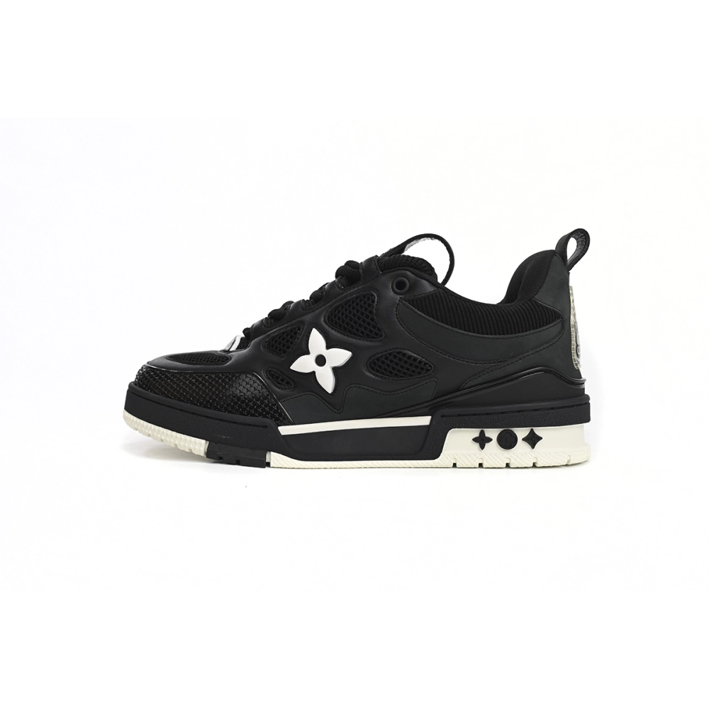 Louis Vuitton LV Skate Sneaker Black White 1AARR2
