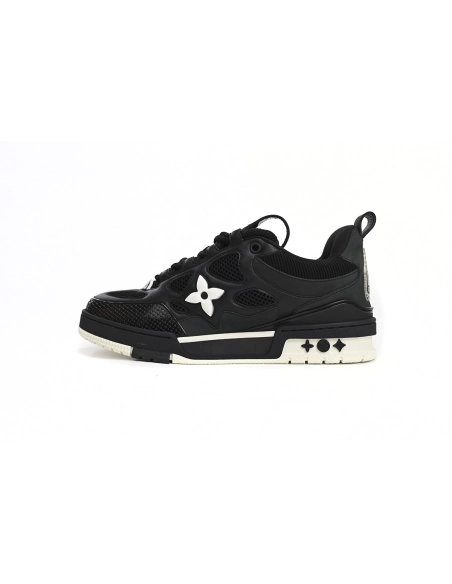 Louis Vuitton LV Skate Sneaker Black White 1AARR2