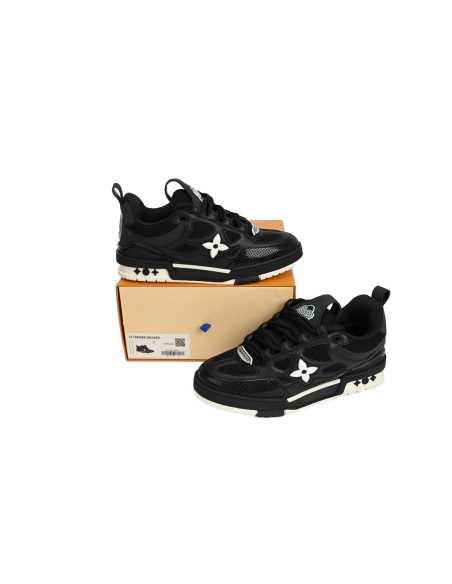 Louis Vuitton LV Skate Sneaker Black White 1AARR2
