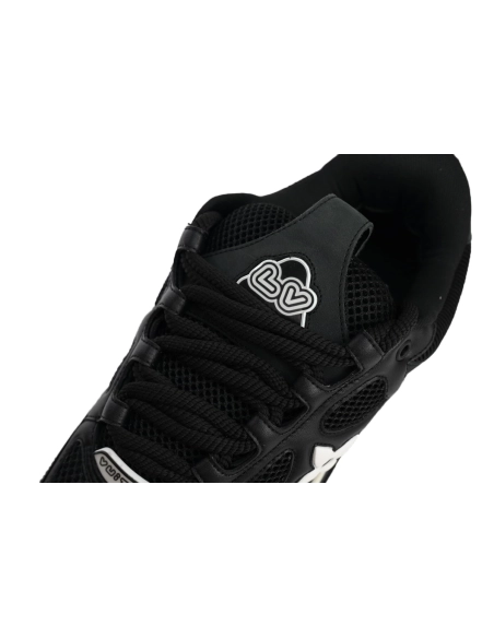 Louis Vuitton LV Skate Sneaker Black White 1AARR2