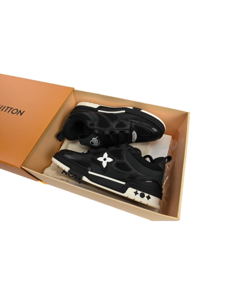 Louis Vuitton LV Skate Sneaker Black White 1AARR2