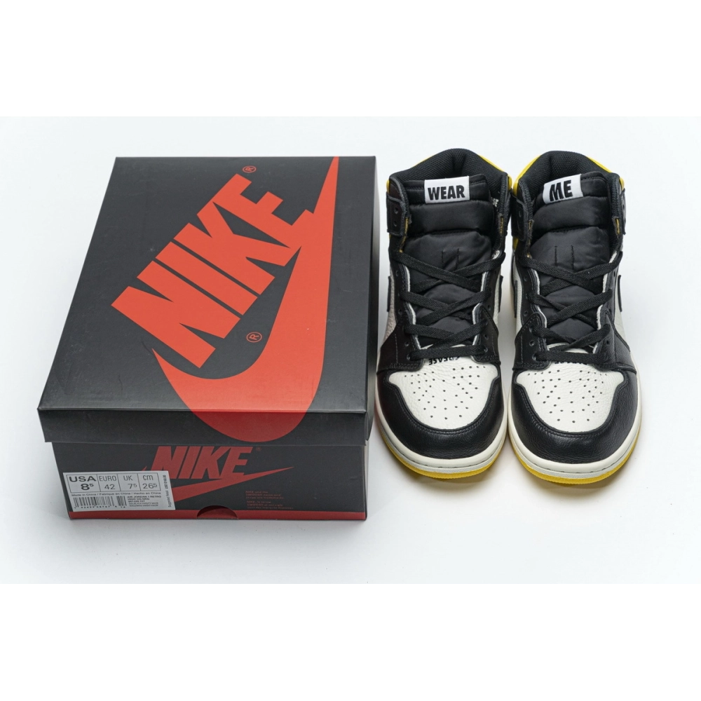 Air Jordan 1 Retro High Not for Resale Varsity Maize 861428-107