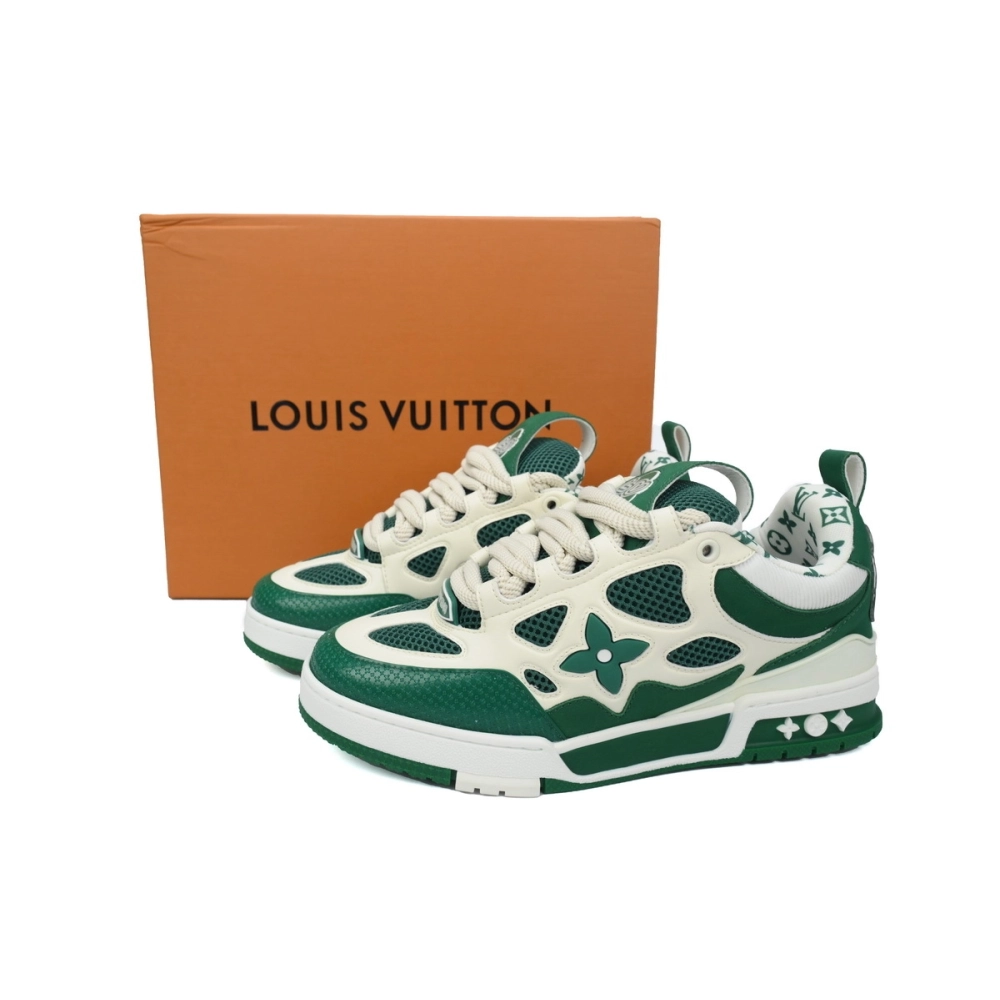 Louis Vuitton LV Skate Sneaker Green White 1AC520