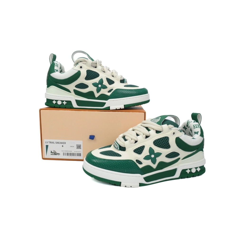 Louis Vuitton LV Skate Sneaker Green White 1AC520
