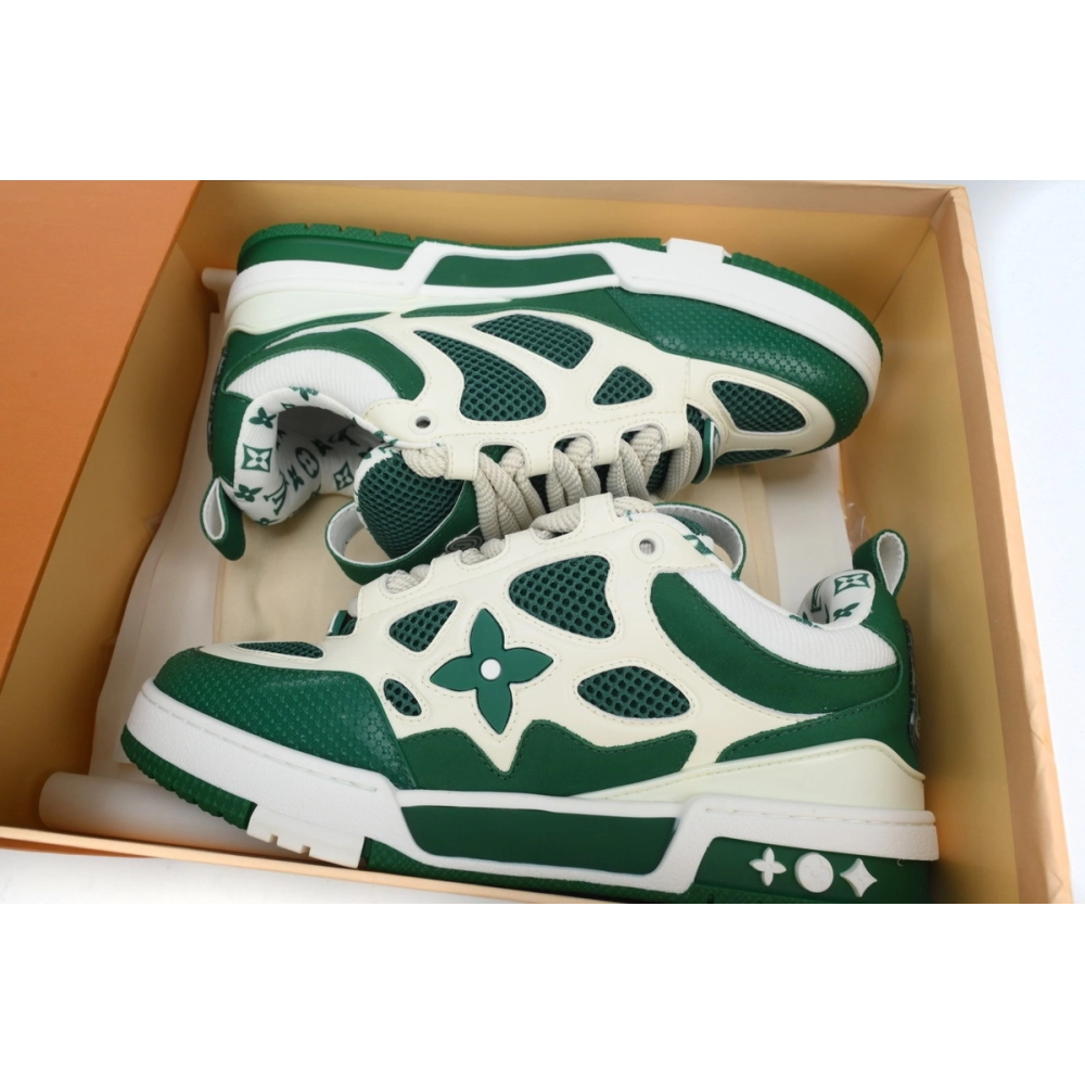 Louis Vuitton LV Skate Sneaker Green White 1AC520