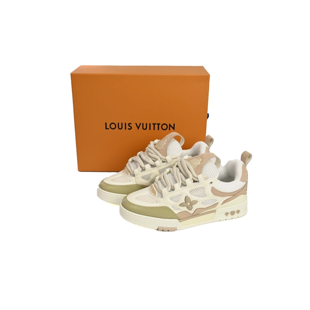 Louis Vuitton LV Skate Sneaker Beige White 1AARQH