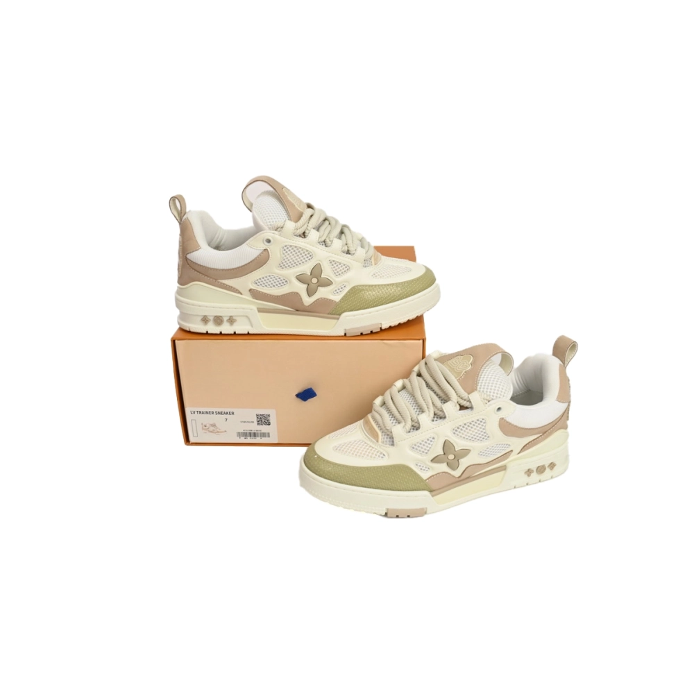 Louis Vuitton LV Skate Sneaker Beige White 1AARQH