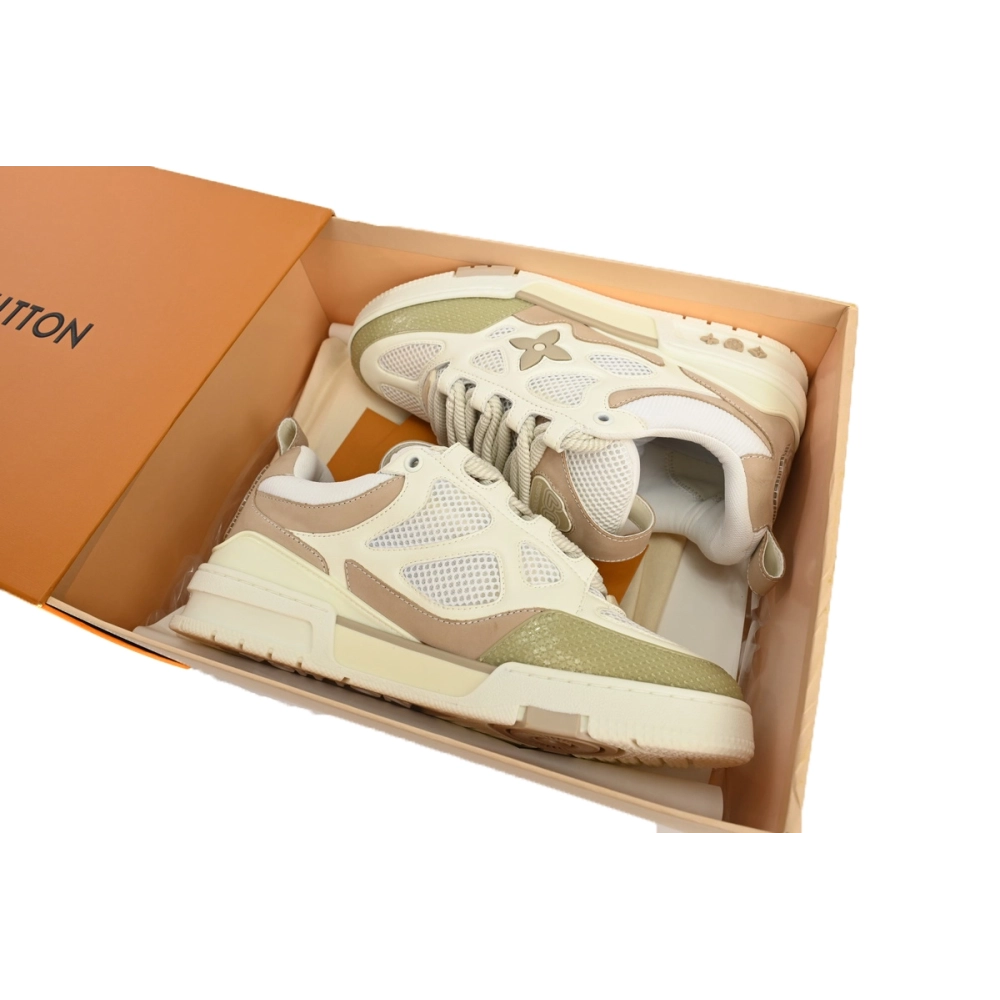 Louis Vuitton LV Skate Sneaker Beige White 1AARQH