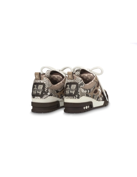 Louis Vuitton LV Skate Sneaker Brown Snakeskin 1ABMG6