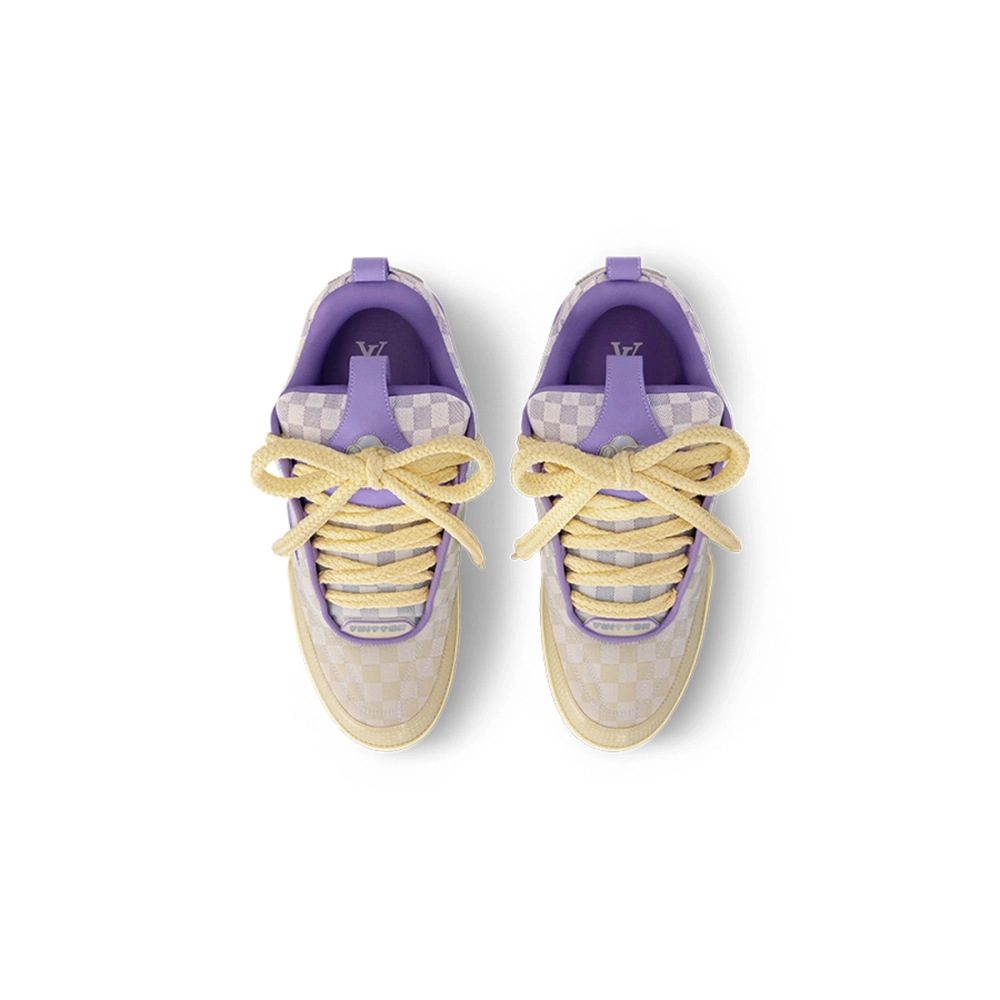 Louis Vuitton LV Skate Sneaker Gradient Damier Denim Purple 1AH667
