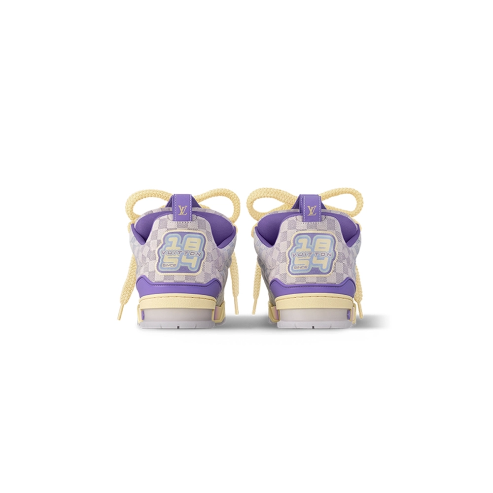 Louis Vuitton LV Skate Sneaker Gradient Damier Denim Purple 1AH667