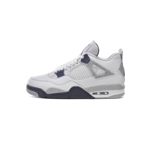 (Special Offer)Air Jordan 4 Retro White Midnight Navy DH6927-140