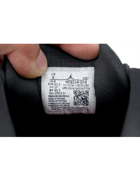 Air Jordan 4 RM SP Driveway Grey x Nigel Sylvester Black HF4334-004