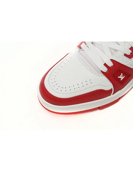 Louis Vuitton Trainer 54 Signature Red White 1AANFH