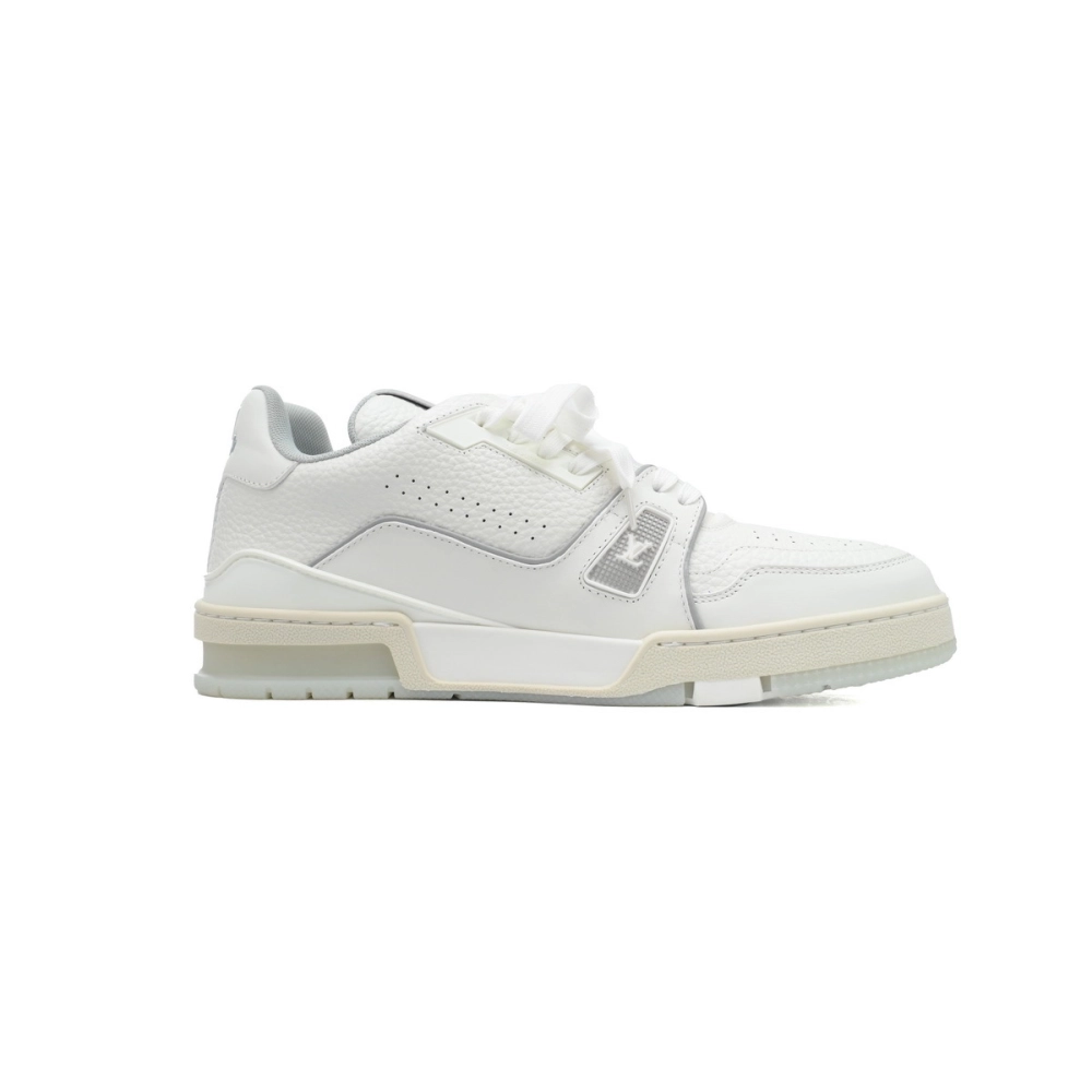 Louis Vuitton Trainer White Litchi Pattern FD0221