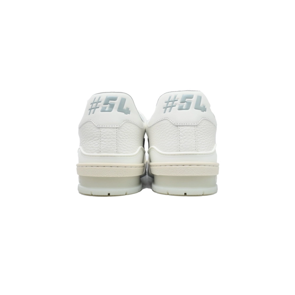 Louis Vuitton Trainer White Litchi Pattern FD0221