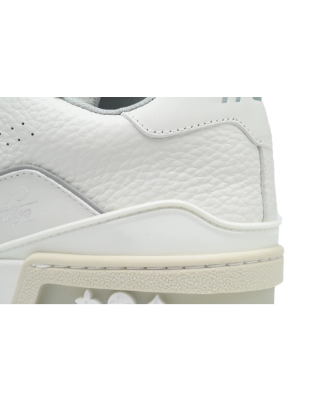 Louis Vuitton Trainer White Litchi Pattern FD0221